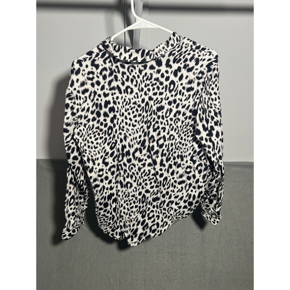 Victoria's Secret Women's XS Leopard Print Button-Up Pajama Sleep Shirt Top - Picture 7 of 7